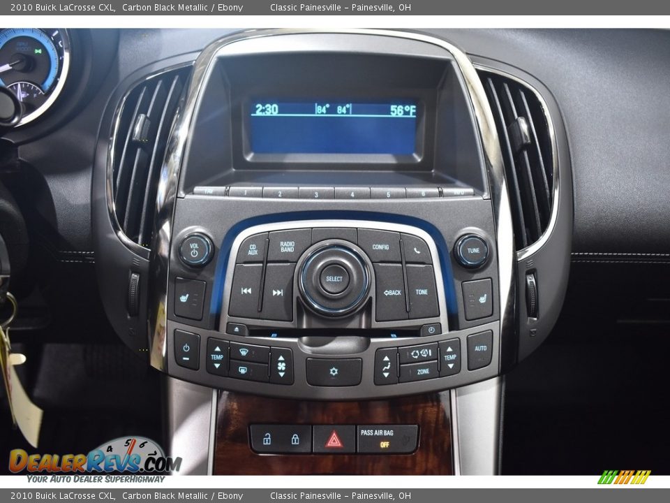 2010 Buick LaCrosse CXL Carbon Black Metallic / Ebony Photo #13