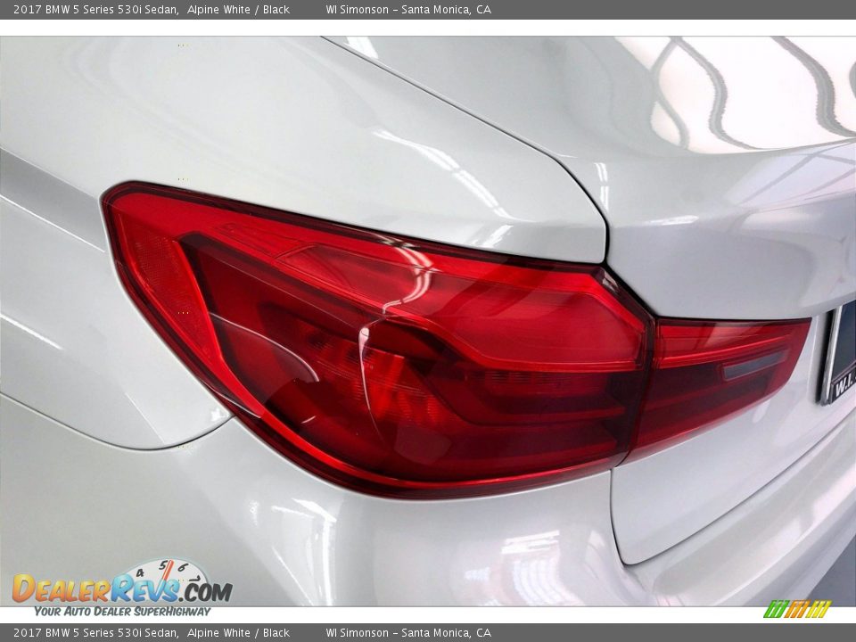 2017 BMW 5 Series 530i Sedan Alpine White / Black Photo #28