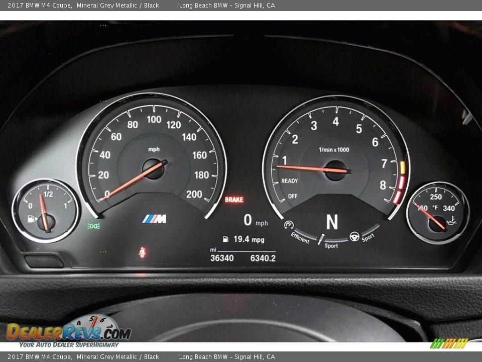 2017 BMW M4 Coupe Gauges Photo #20