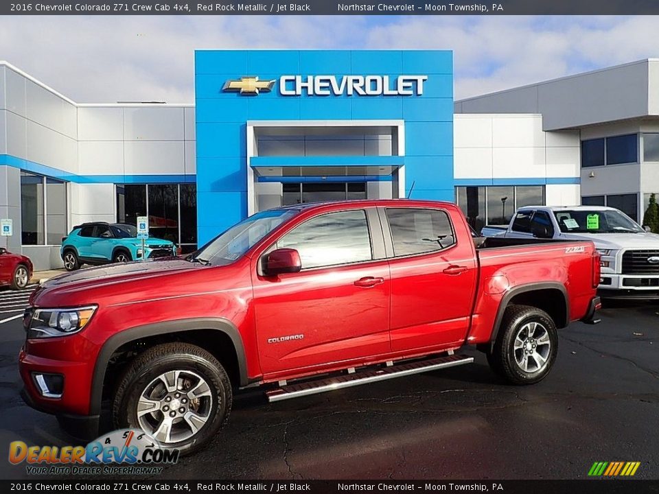 2016 Chevrolet Colorado Z71 Crew Cab 4x4 Red Rock Metallic / Jet Black Photo #1