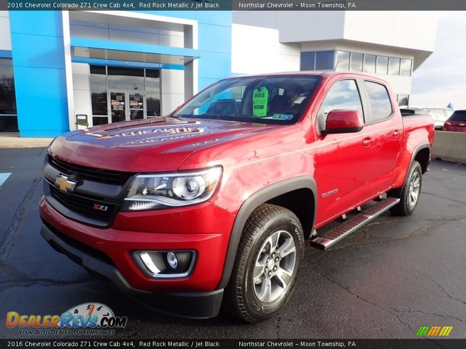 2016 Chevrolet Colorado Z71 Crew Cab 4x4 Red Rock Metallic / Jet Black Photo #2