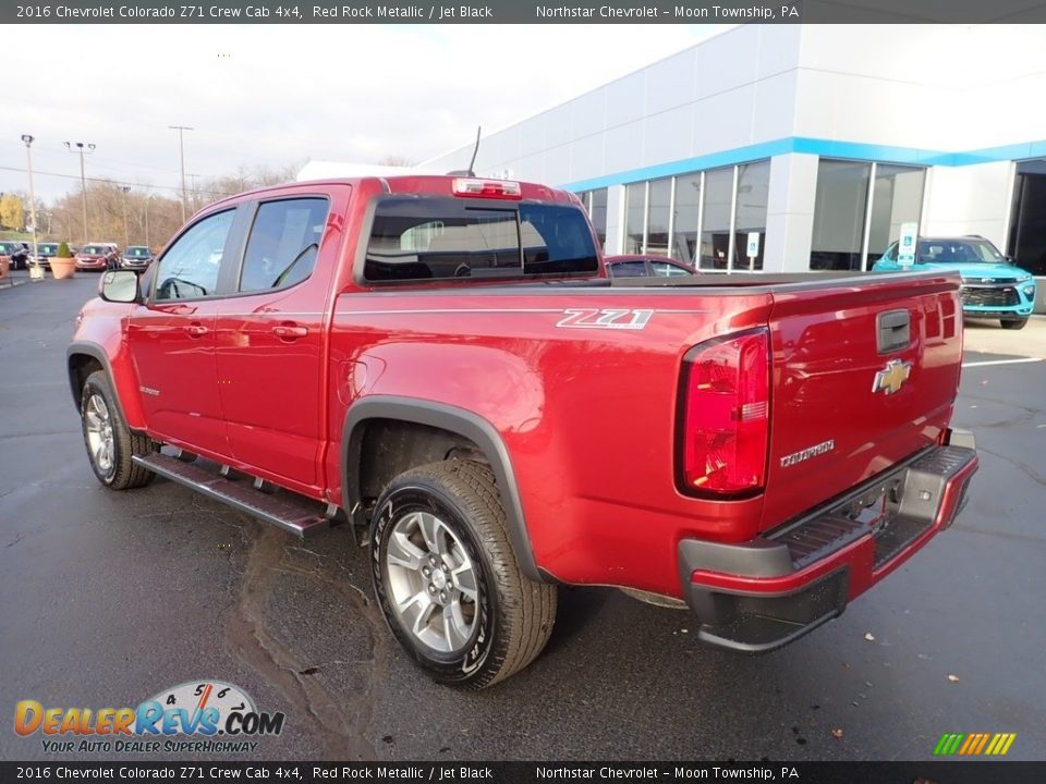 2016 Chevrolet Colorado Z71 Crew Cab 4x4 Red Rock Metallic / Jet Black Photo #4