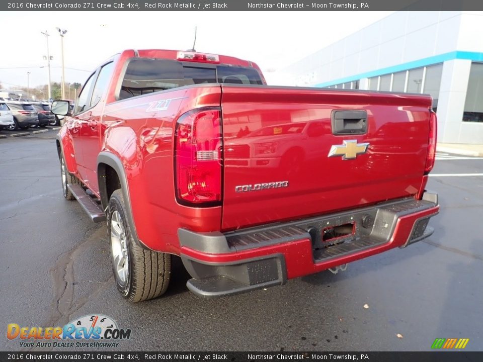 2016 Chevrolet Colorado Z71 Crew Cab 4x4 Red Rock Metallic / Jet Black Photo #5