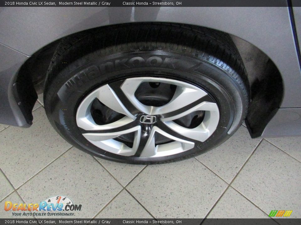2018 Honda Civic LX Sedan Modern Steel Metallic / Gray Photo #6