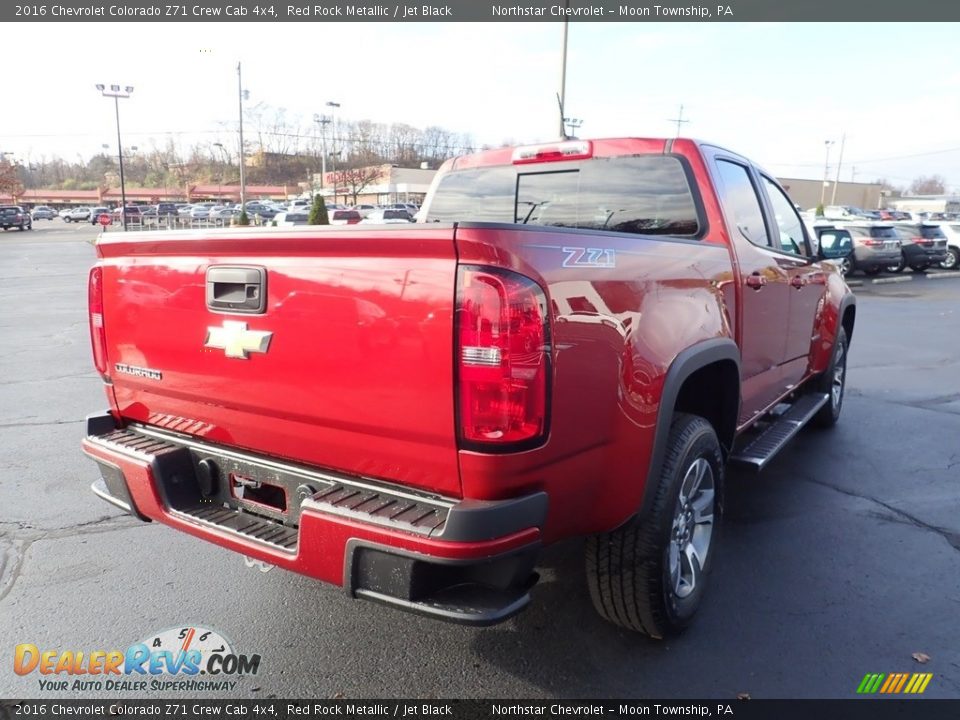 2016 Chevrolet Colorado Z71 Crew Cab 4x4 Red Rock Metallic / Jet Black Photo #7