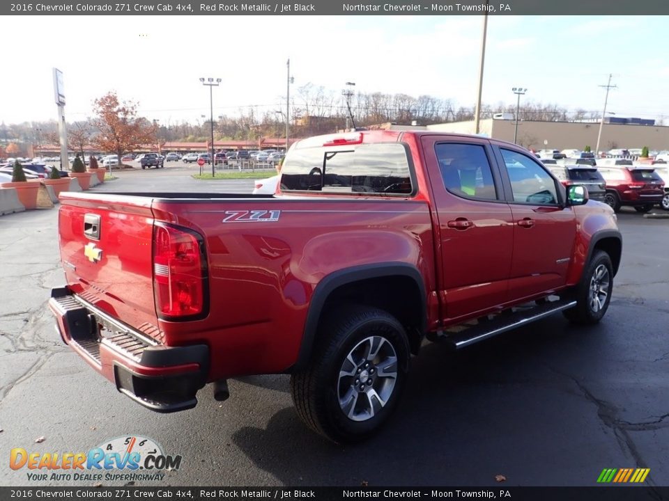 2016 Chevrolet Colorado Z71 Crew Cab 4x4 Red Rock Metallic / Jet Black Photo #8