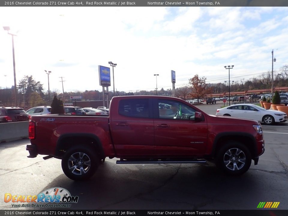 2016 Chevrolet Colorado Z71 Crew Cab 4x4 Red Rock Metallic / Jet Black Photo #9