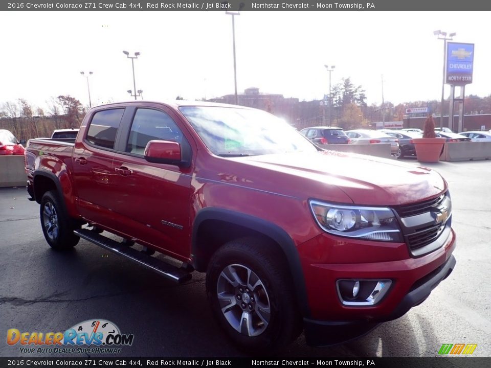 2016 Chevrolet Colorado Z71 Crew Cab 4x4 Red Rock Metallic / Jet Black Photo #10