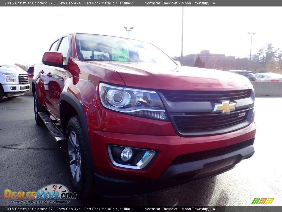 2016 Chevrolet Colorado Z71 Crew Cab 4x4 Red Rock Metallic / Jet Black Photo #11