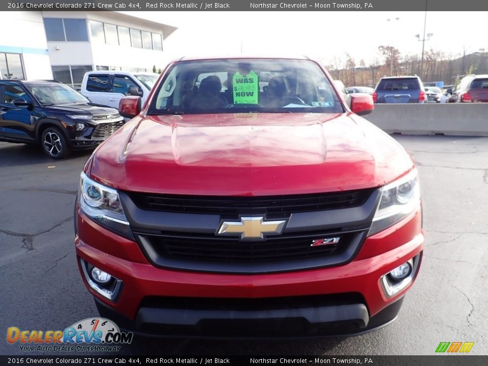 2016 Chevrolet Colorado Z71 Crew Cab 4x4 Red Rock Metallic / Jet Black Photo #12