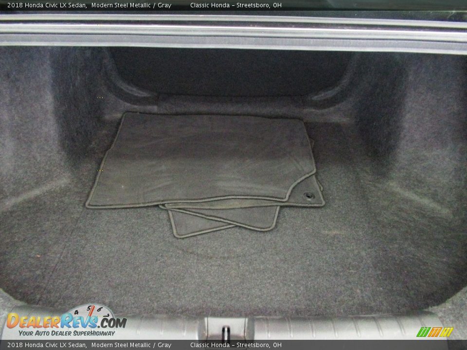 2018 Honda Civic LX Sedan Modern Steel Metallic / Gray Photo #20
