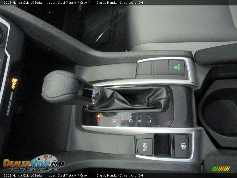 2018 Honda Civic LX Sedan Modern Steel Metallic / Gray Photo #32