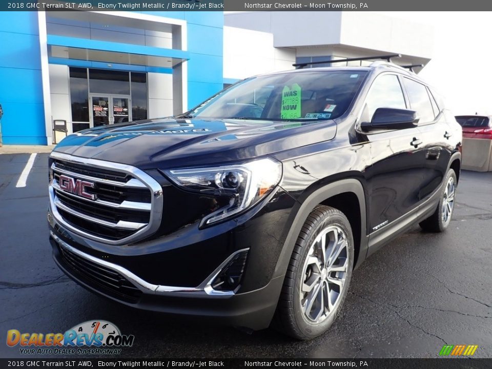 2018 GMC Terrain SLT AWD Ebony Twilight Metallic / Brandy/­Jet Black Photo #2