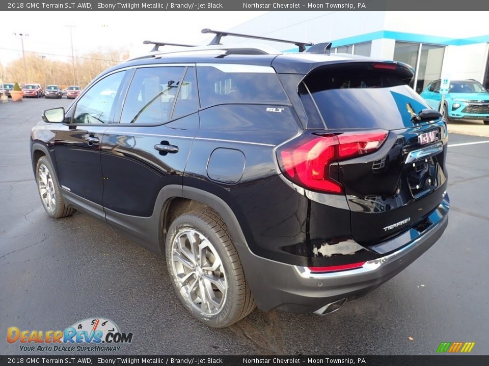 2018 GMC Terrain SLT AWD Ebony Twilight Metallic / Brandy/­Jet Black Photo #4