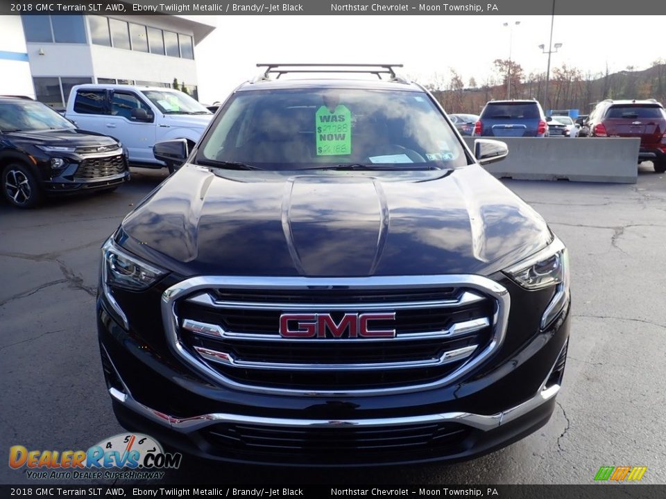 2018 GMC Terrain SLT AWD Ebony Twilight Metallic / Brandy/­Jet Black Photo #13