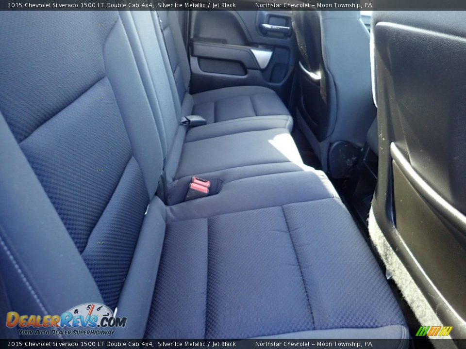 2015 Chevrolet Silverado 1500 LT Double Cab 4x4 Silver Ice Metallic / Jet Black Photo #17