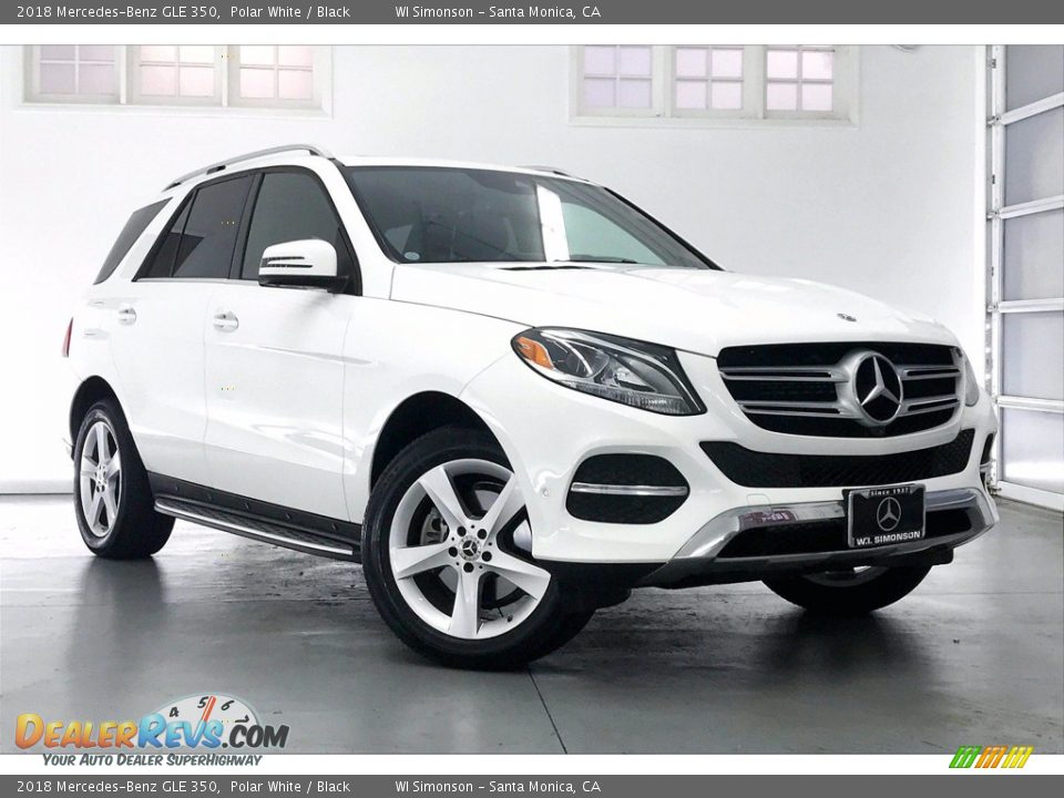 2018 Mercedes-Benz GLE 350 Polar White / Black Photo #34