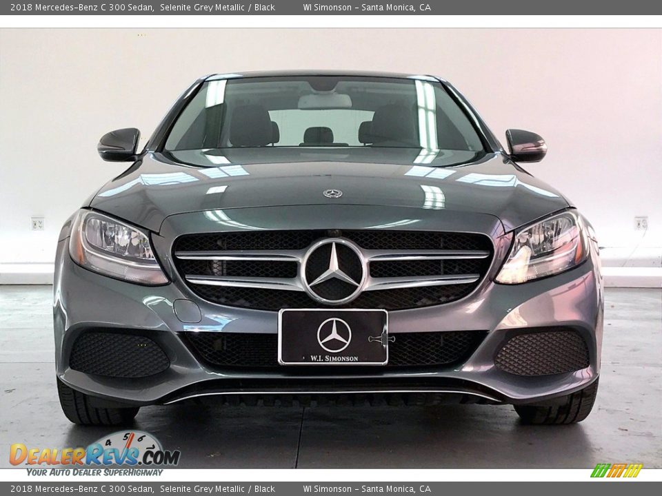 2018 Mercedes-Benz C 300 Sedan Selenite Grey Metallic / Black Photo #2