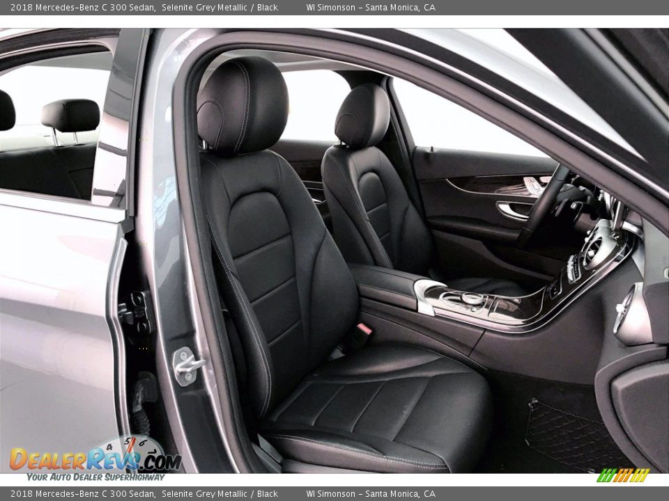 2018 Mercedes-Benz C 300 Sedan Selenite Grey Metallic / Black Photo #6