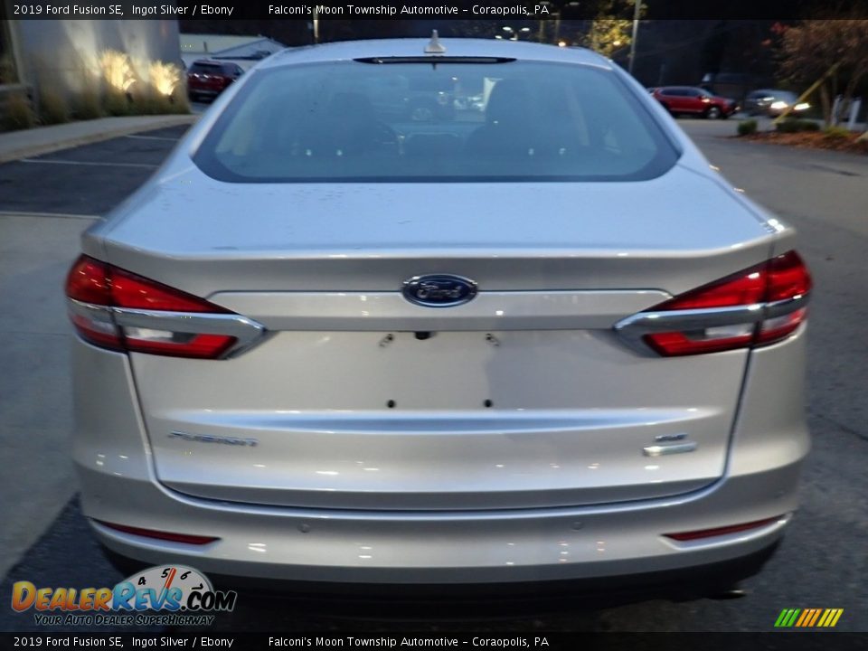2019 Ford Fusion SE Ingot Silver / Ebony Photo #3