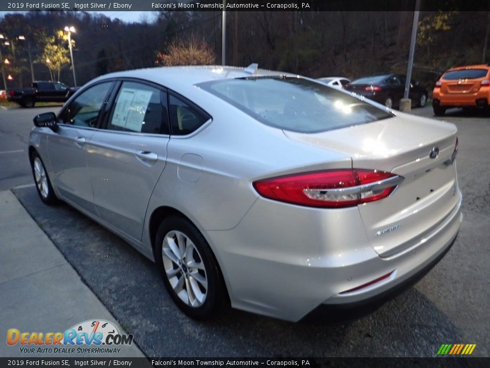 2019 Ford Fusion SE Ingot Silver / Ebony Photo #5