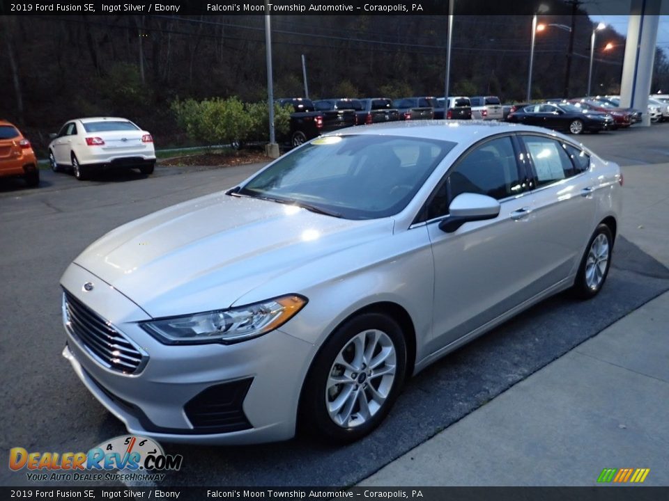 2019 Ford Fusion SE Ingot Silver / Ebony Photo #7