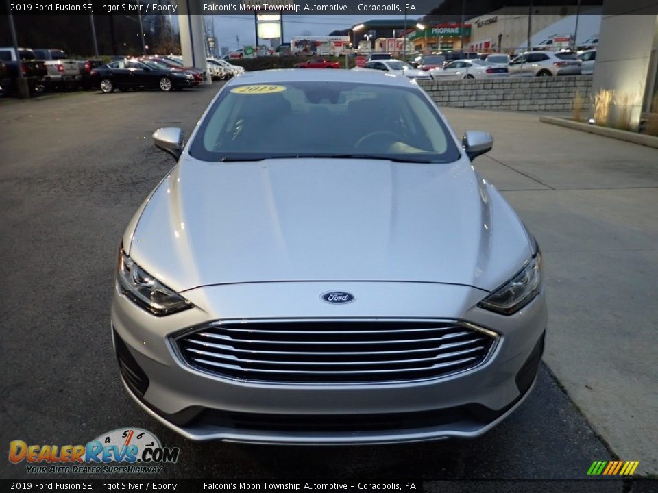 2019 Ford Fusion SE Ingot Silver / Ebony Photo #8