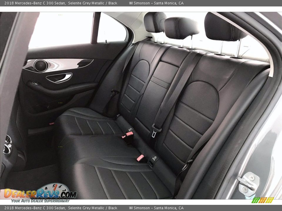 2018 Mercedes-Benz C 300 Sedan Selenite Grey Metallic / Black Photo #20