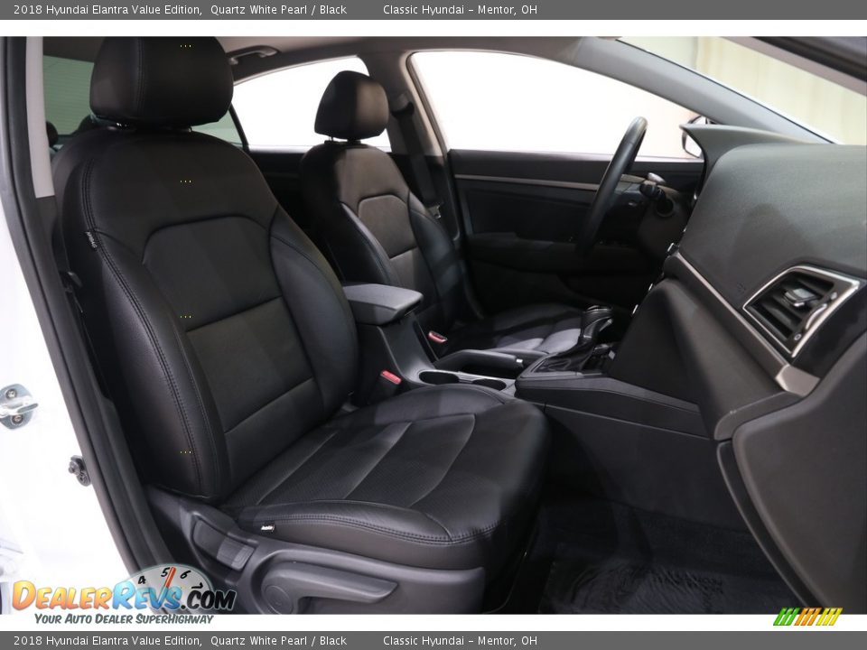 2018 Hyundai Elantra Value Edition Quartz White Pearl / Black Photo #17