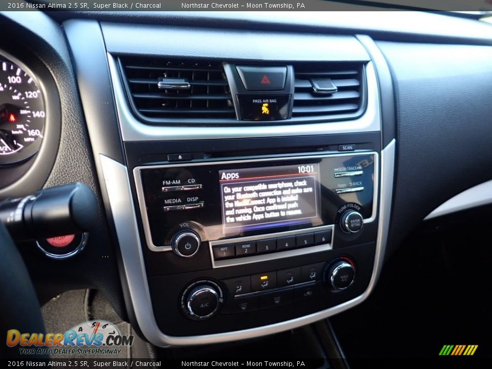 2016 Nissan Altima 2.5 SR Super Black / Charcoal Photo #27