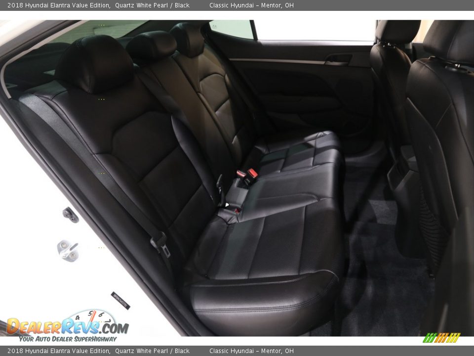 2018 Hyundai Elantra Value Edition Quartz White Pearl / Black Photo #18