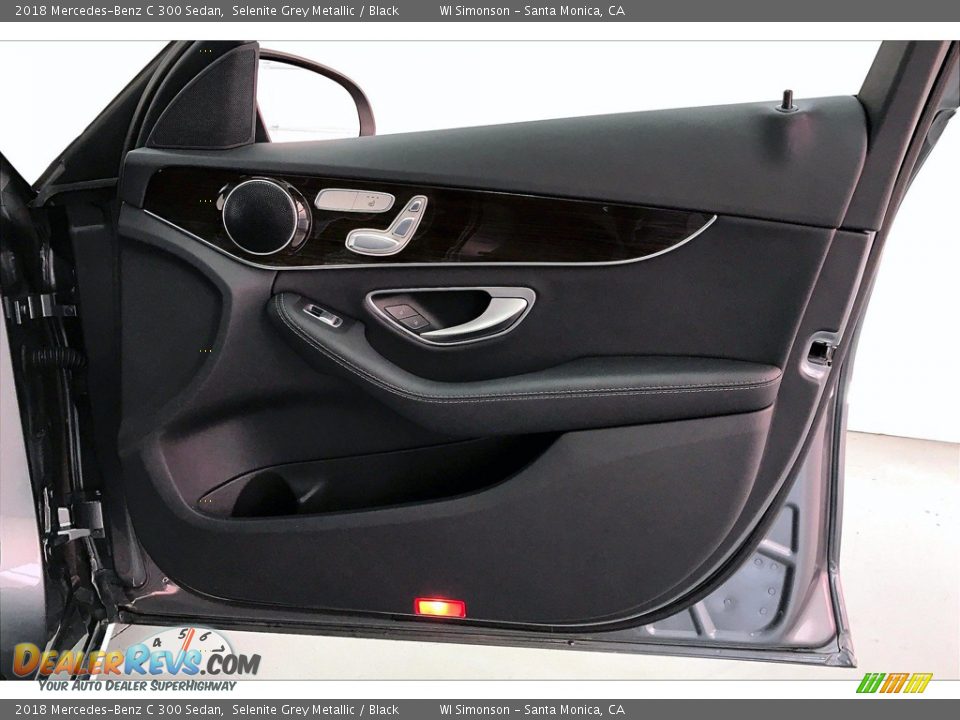 2018 Mercedes-Benz C 300 Sedan Selenite Grey Metallic / Black Photo #27