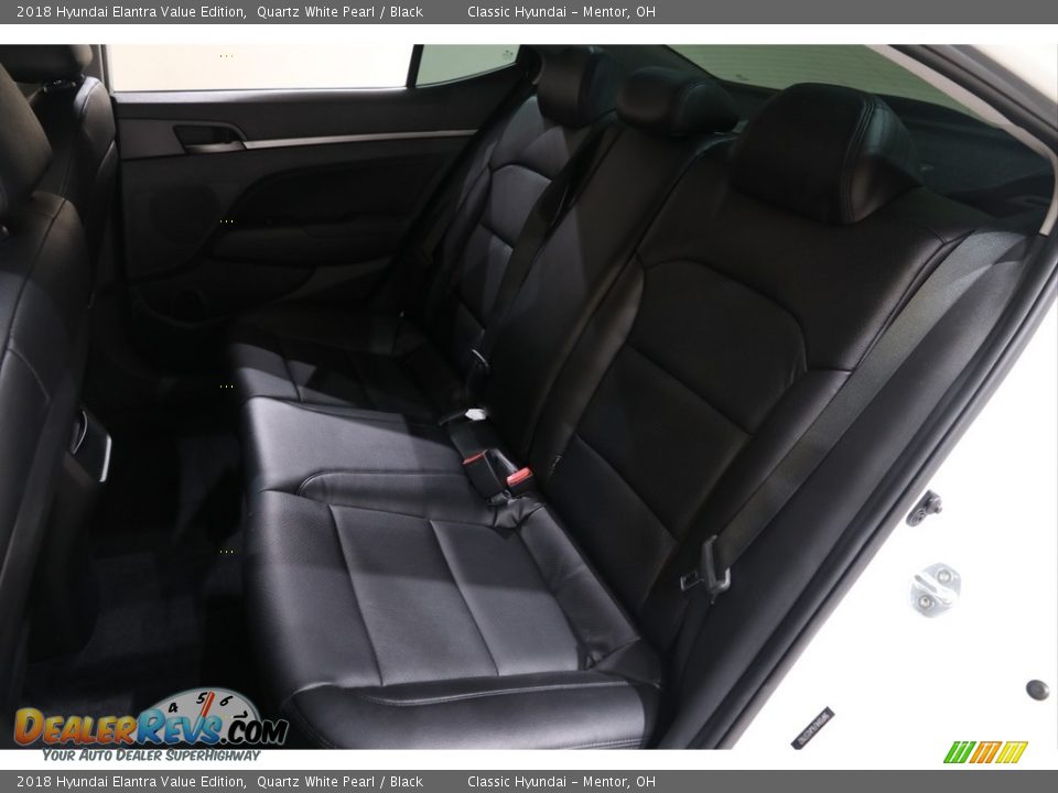 2018 Hyundai Elantra Value Edition Quartz White Pearl / Black Photo #19