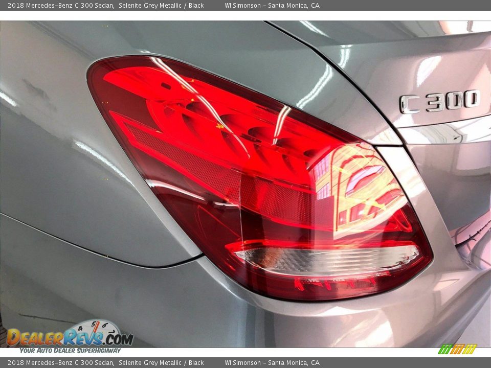 2018 Mercedes-Benz C 300 Sedan Selenite Grey Metallic / Black Photo #29