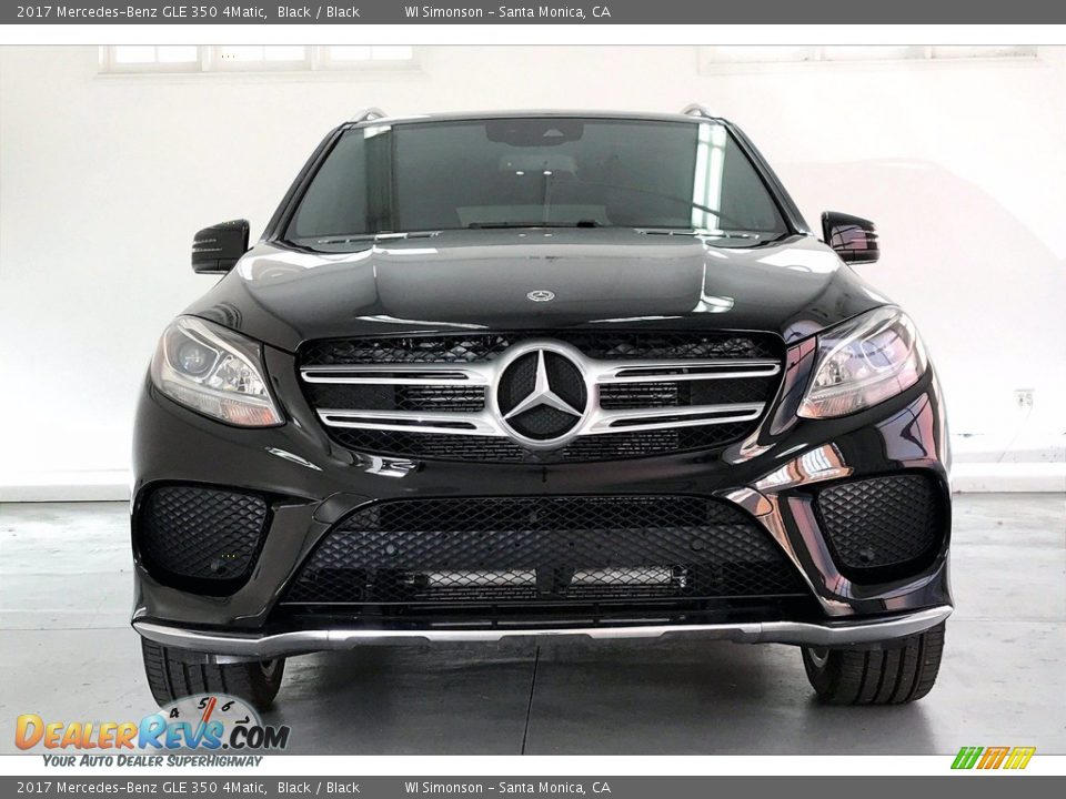 2017 Mercedes-Benz GLE 350 4Matic Black / Black Photo #2