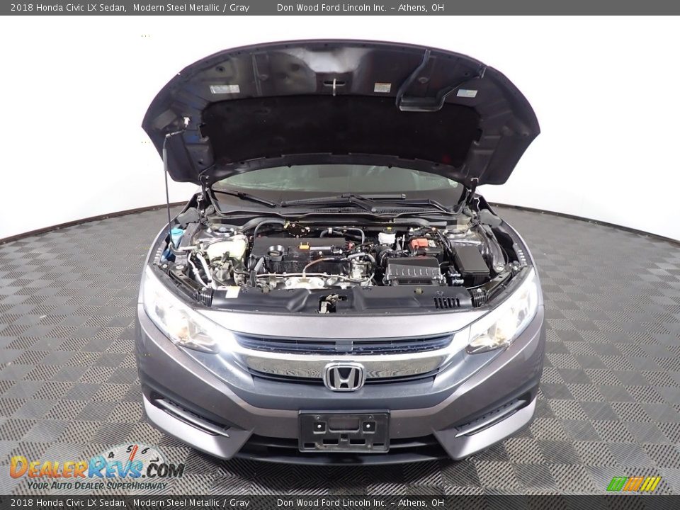 2018 Honda Civic LX Sedan Modern Steel Metallic / Gray Photo #5