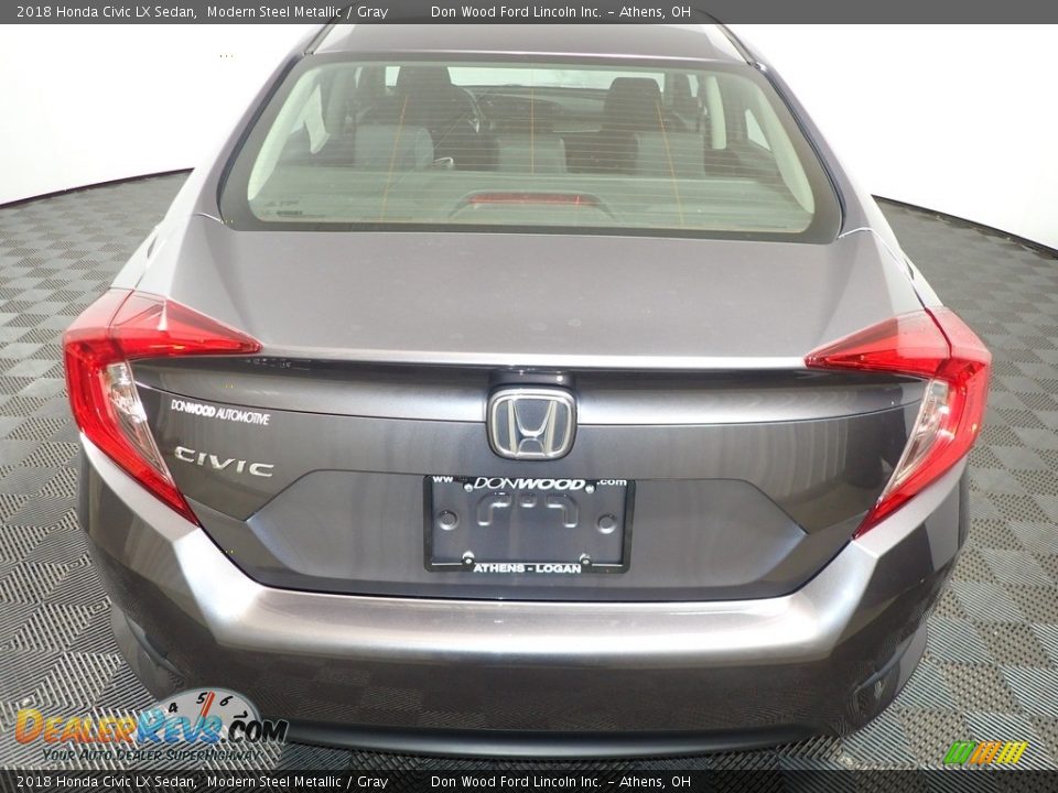 2018 Honda Civic LX Sedan Modern Steel Metallic / Gray Photo #11