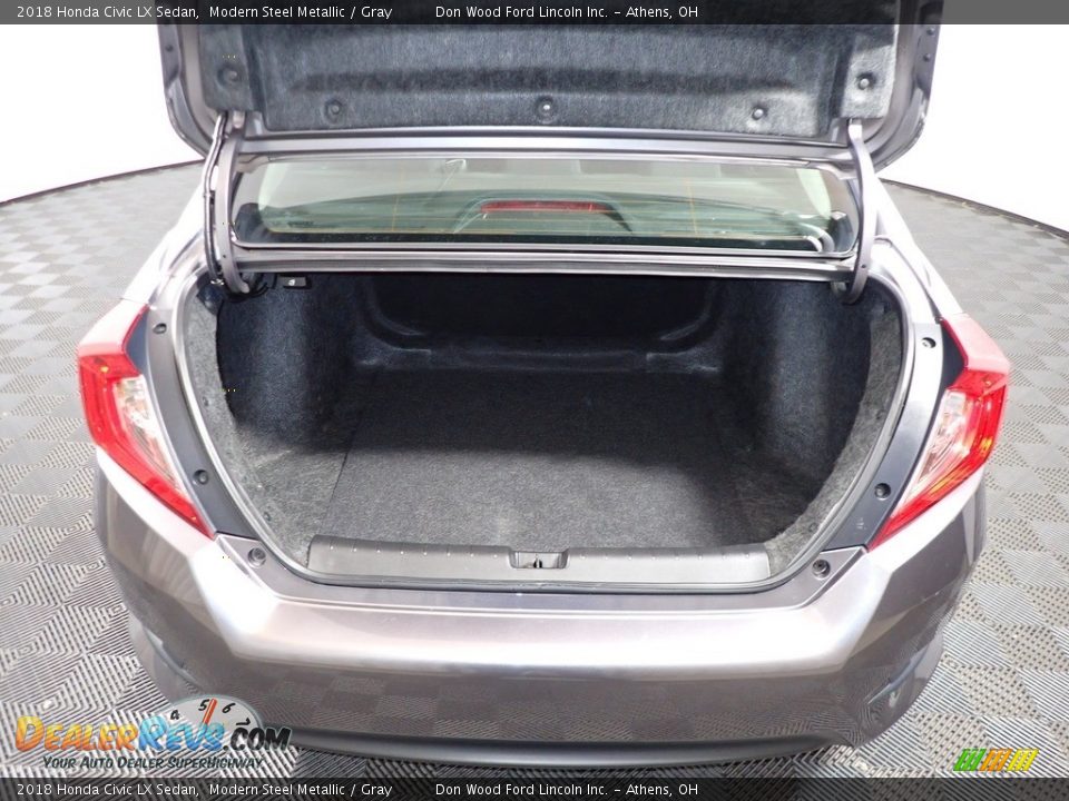 2018 Honda Civic LX Sedan Modern Steel Metallic / Gray Photo #12