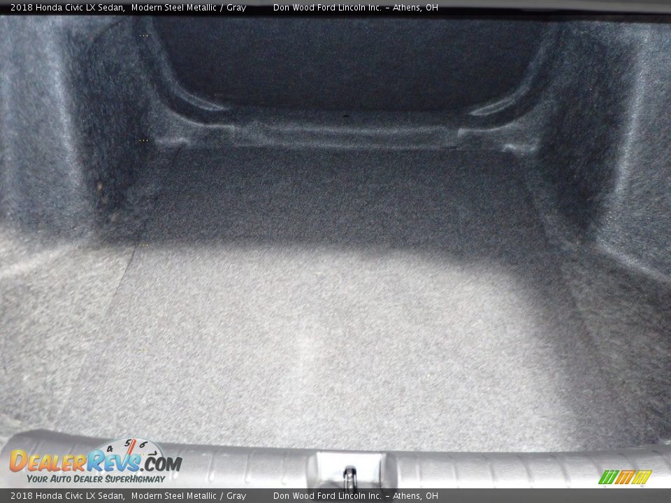 2018 Honda Civic LX Sedan Modern Steel Metallic / Gray Photo #13