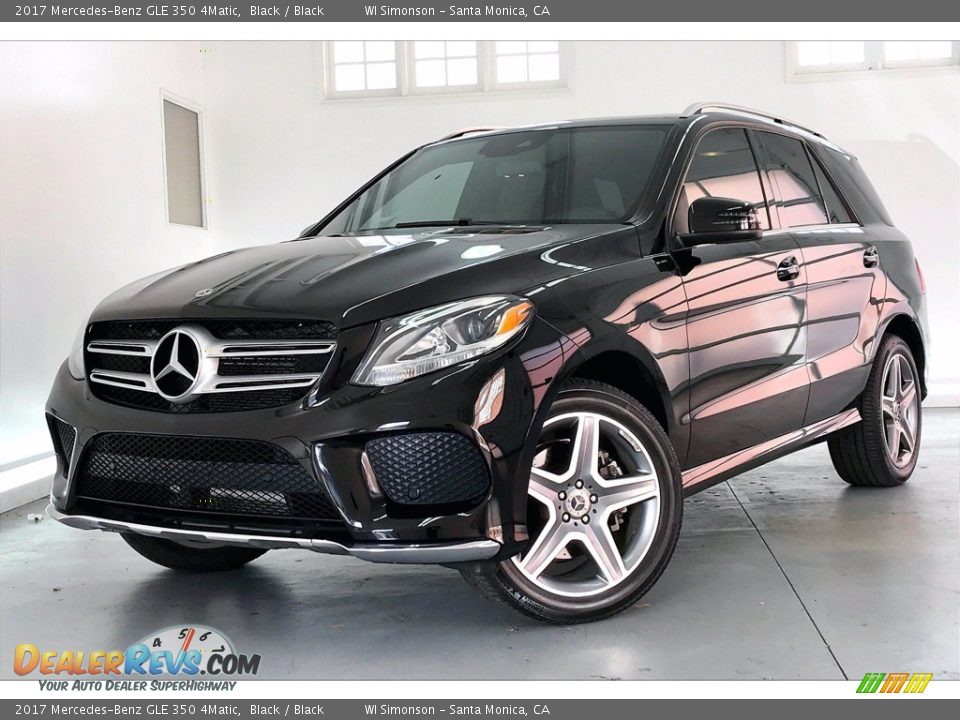 2017 Mercedes-Benz GLE 350 4Matic Black / Black Photo #12