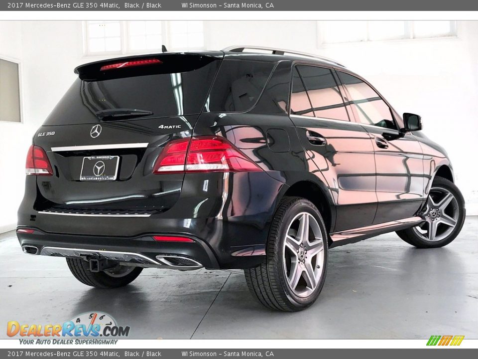 2017 Mercedes-Benz GLE 350 4Matic Black / Black Photo #13