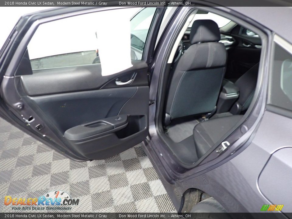 2018 Honda Civic LX Sedan Modern Steel Metallic / Gray Photo #19