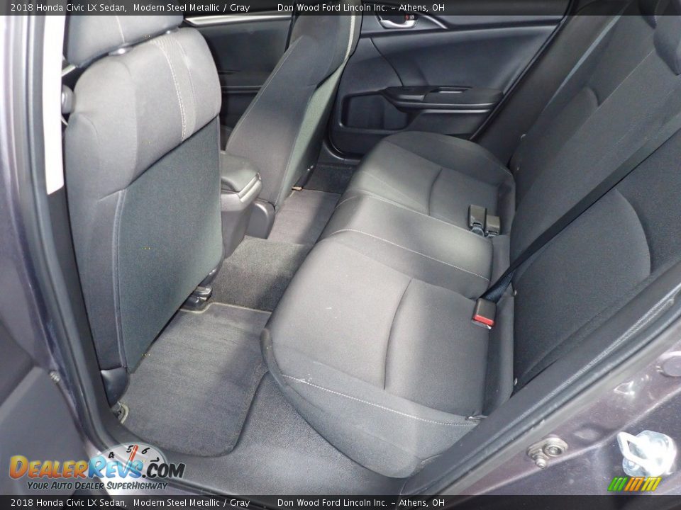 2018 Honda Civic LX Sedan Modern Steel Metallic / Gray Photo #20