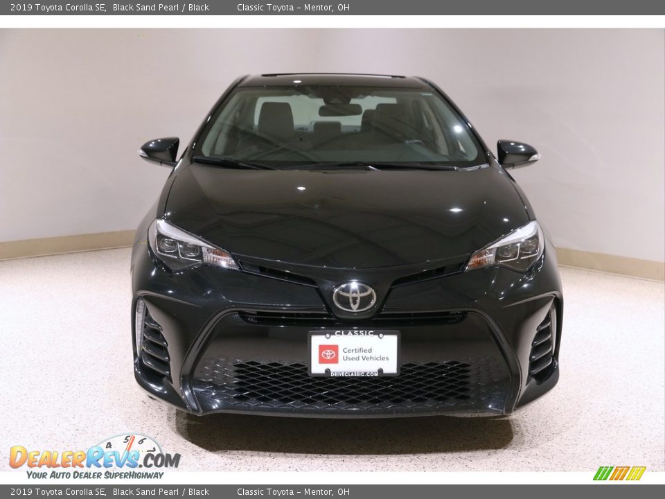 2019 Toyota Corolla SE Black Sand Pearl / Black Photo #2