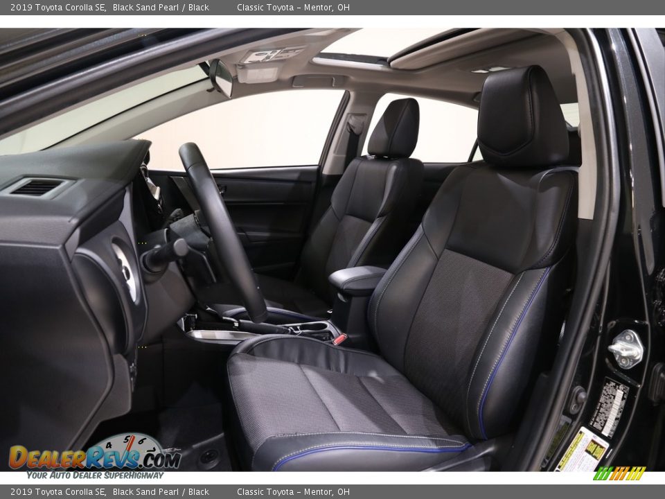 2019 Toyota Corolla SE Black Sand Pearl / Black Photo #5