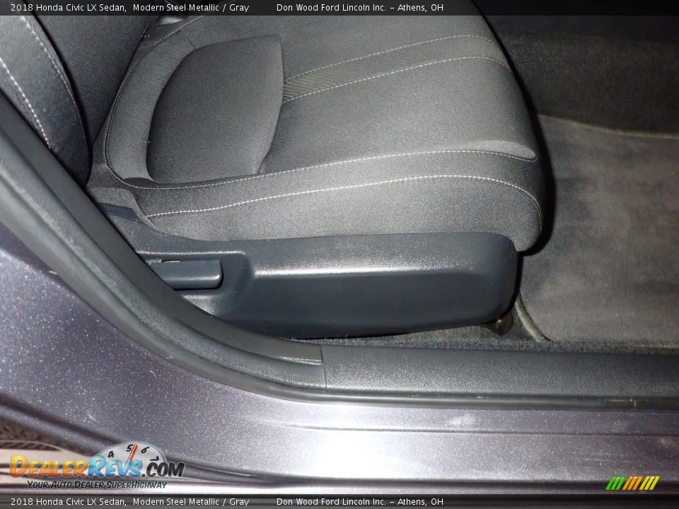 2018 Honda Civic LX Sedan Modern Steel Metallic / Gray Photo #24