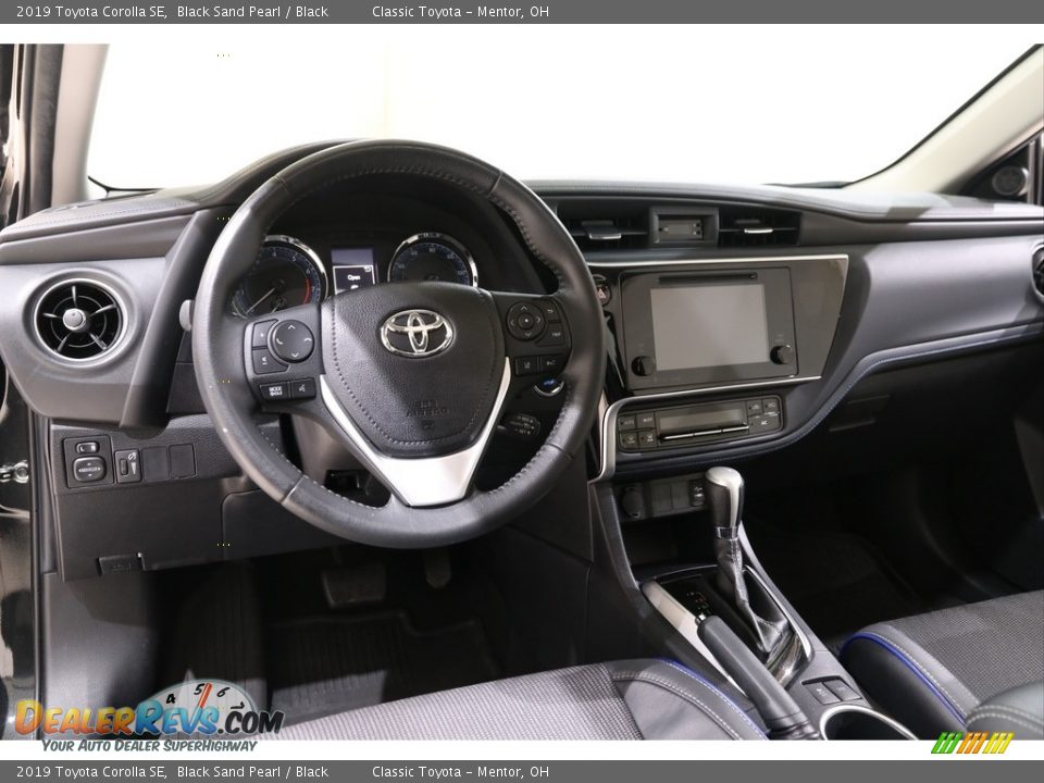 2019 Toyota Corolla SE Black Sand Pearl / Black Photo #6