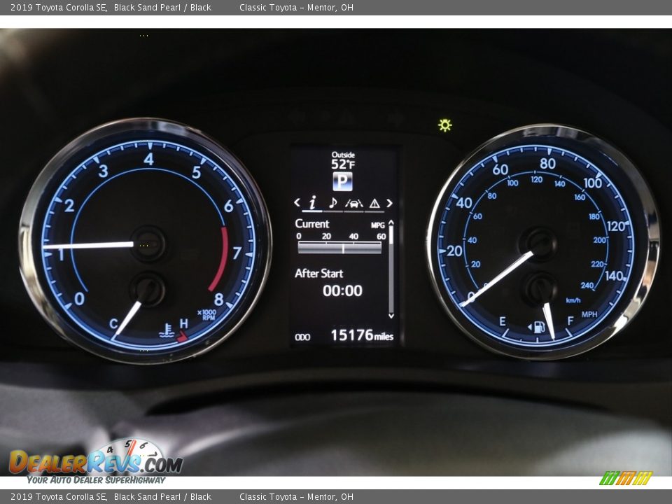 2019 Toyota Corolla SE Black Sand Pearl / Black Photo #8