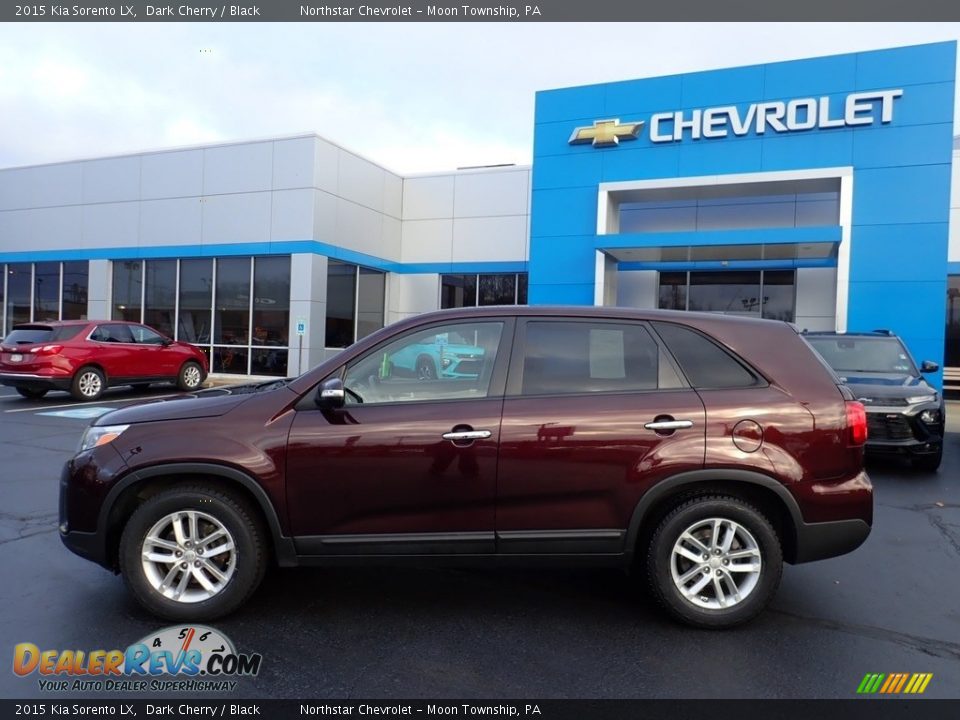 2015 Kia Sorento LX Dark Cherry / Black Photo #3