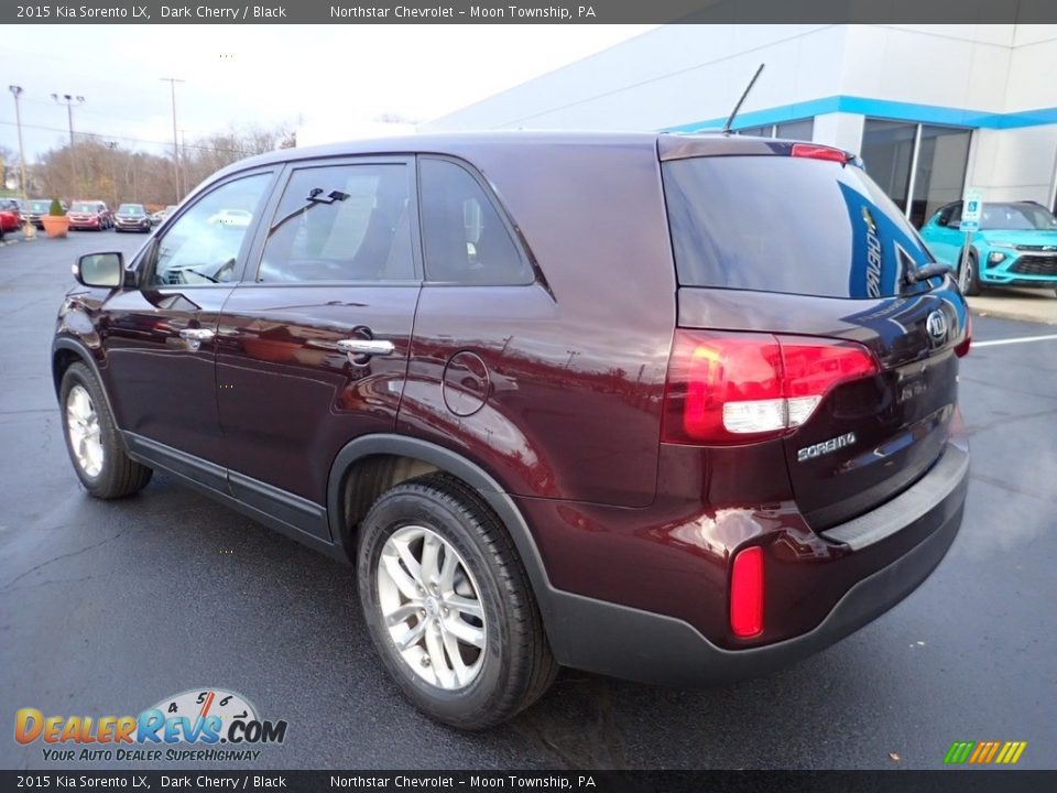 2015 Kia Sorento LX Dark Cherry / Black Photo #4